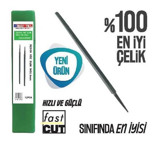 BAYTEC ÜÇGEN EĞE KALIN 6 MM